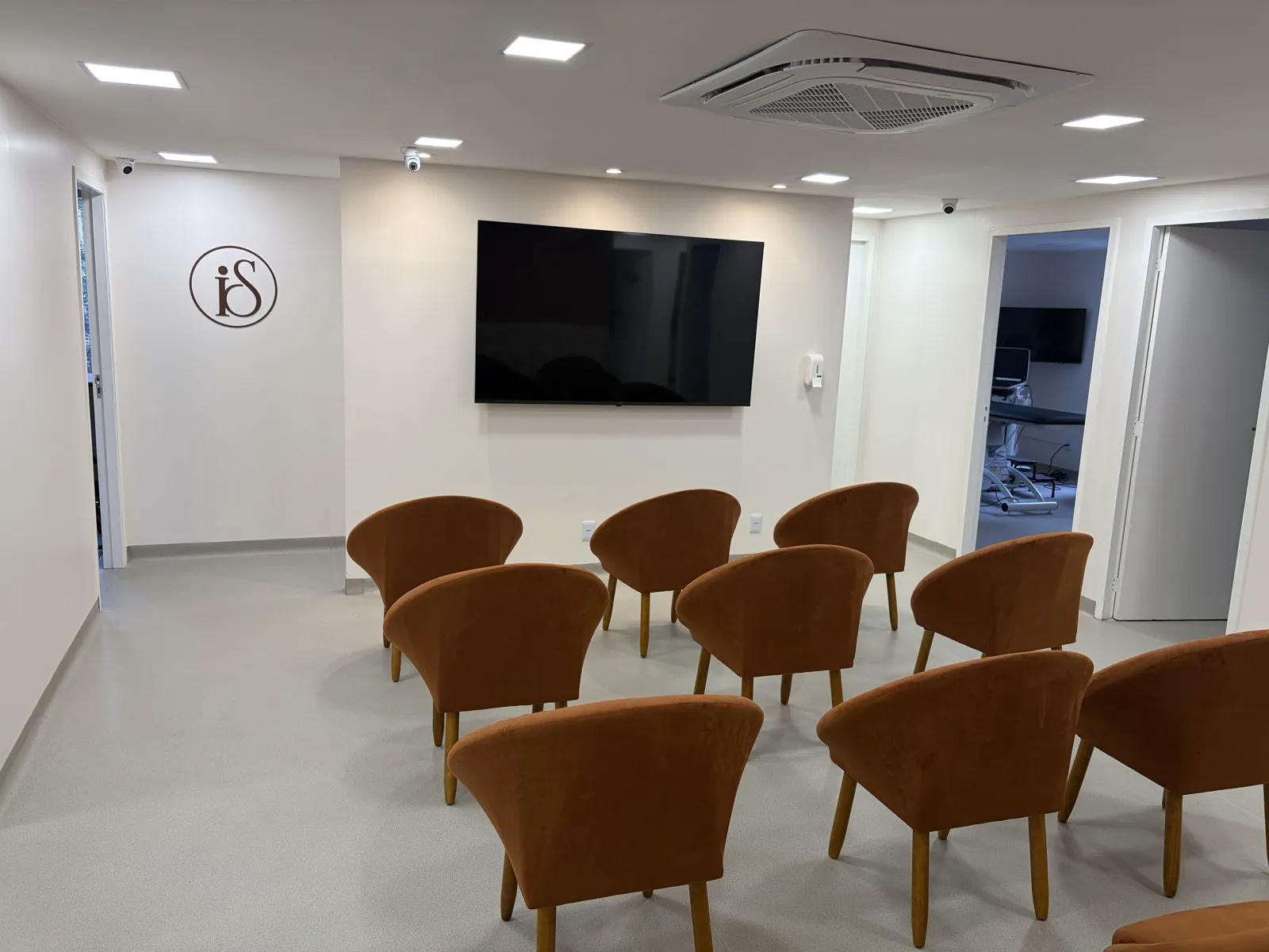 Sala de espera do Instituto Salvatore